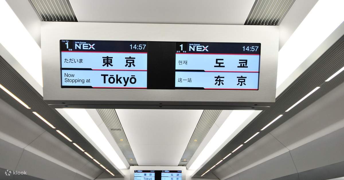 Narita Express N'EX Round-Trip Train Ticket (Narita Airport<>Tokyo